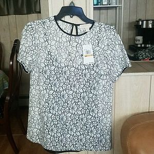 Michael Kors Floral Lace Blouse